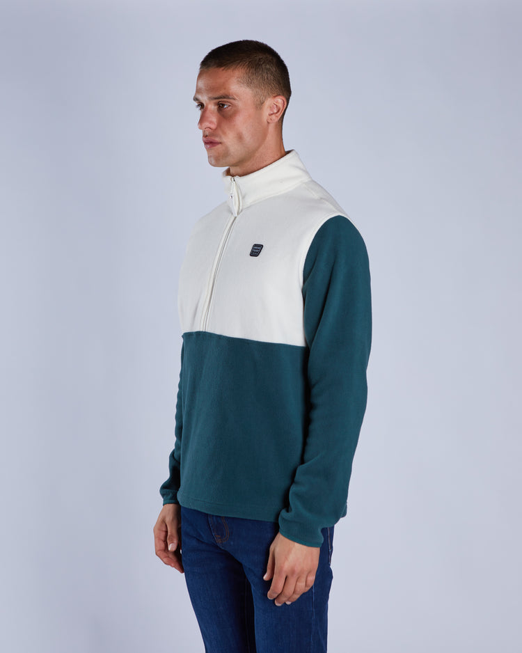 Fallon Fleece Half Zip College Green