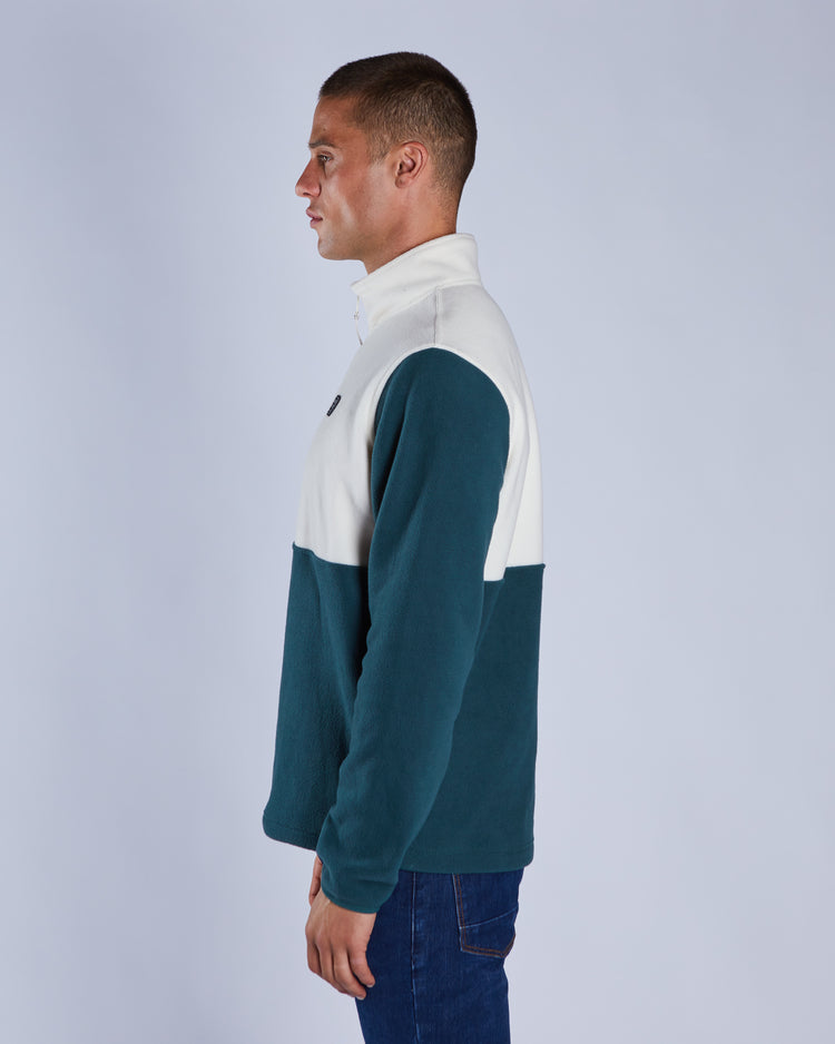 Fallon Fleece Half Zip College Green