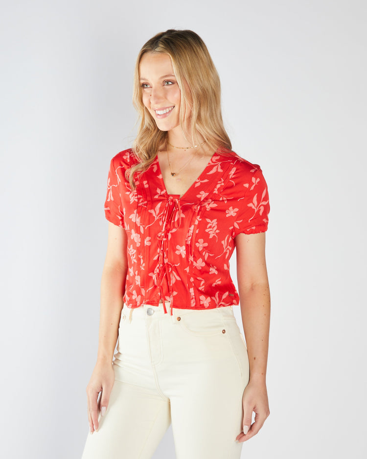 Felicity Top Red