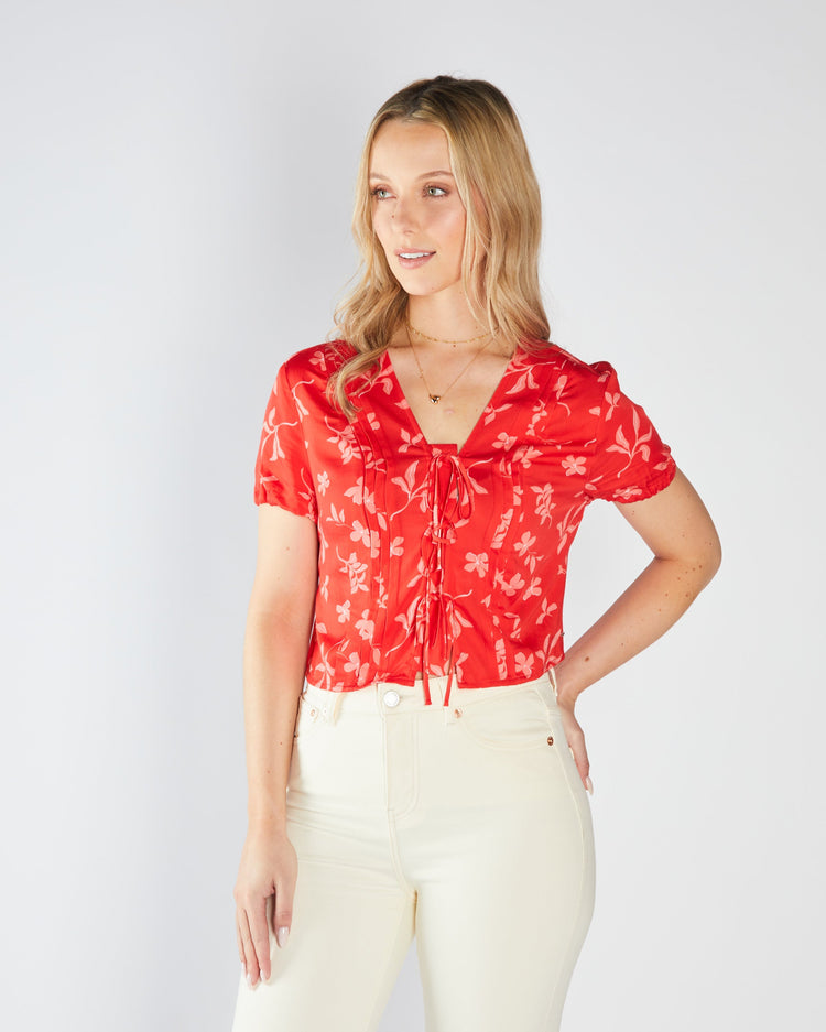 Felicity Top Red