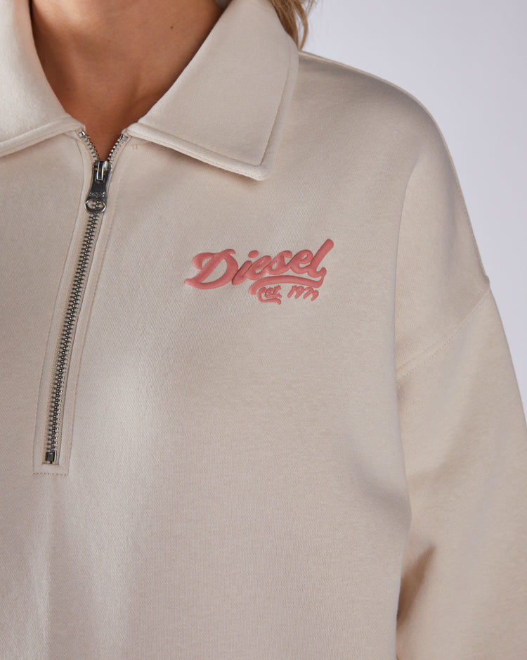 Flamingo Half Zip Stone White