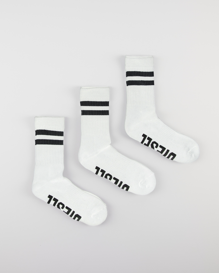 Dexter Sock White Pack