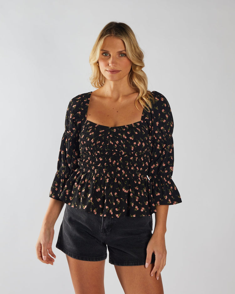Floris Top Black