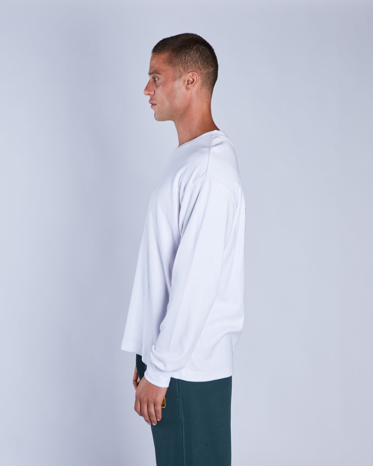 Ford Long Sleeve Tee Track White