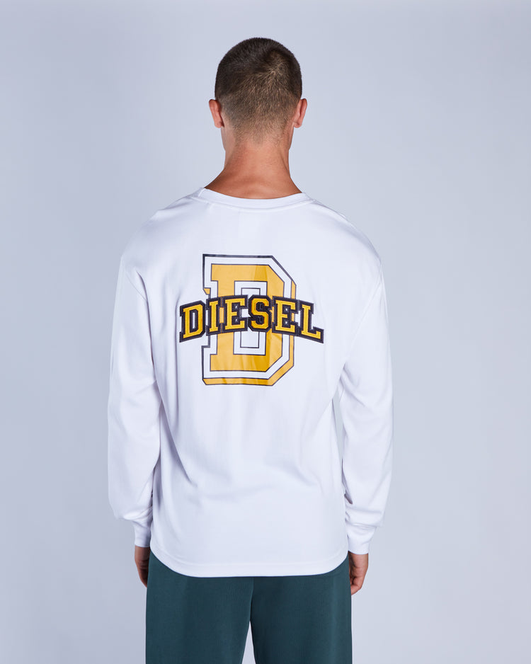 Ford Long Sleeve Tee Track White