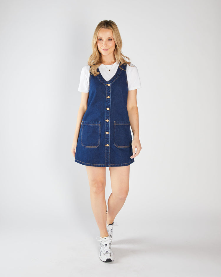 Freddi Pinny Indigo Blue