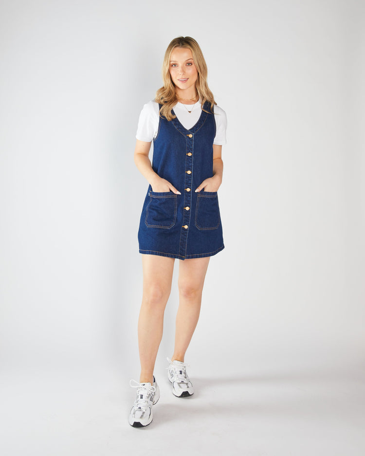 Freddi Pinny Indigo Blue