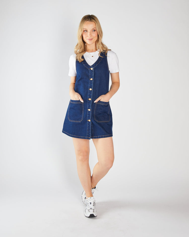 Freddi Pinny Indigo Blue