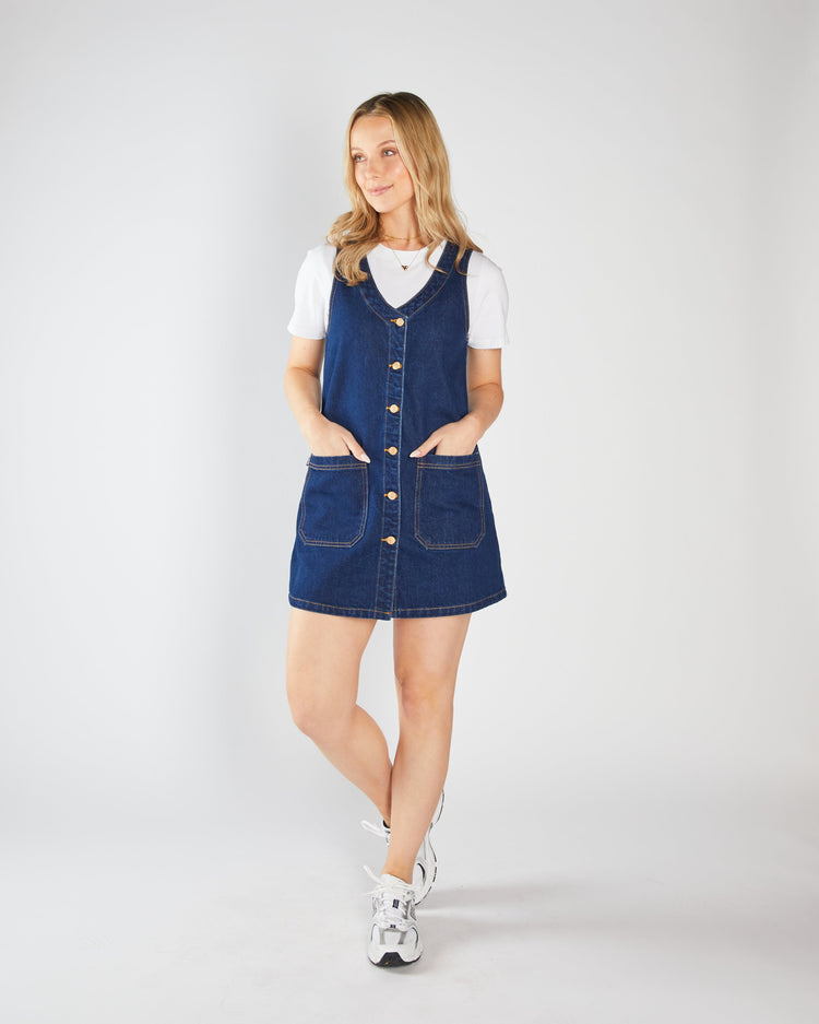 Freddi Pinny Indigo Blue