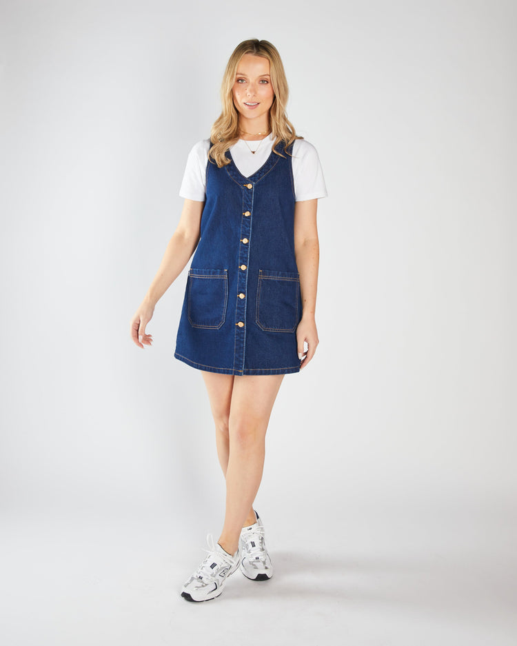 Freddi Pinny Indigo Blue