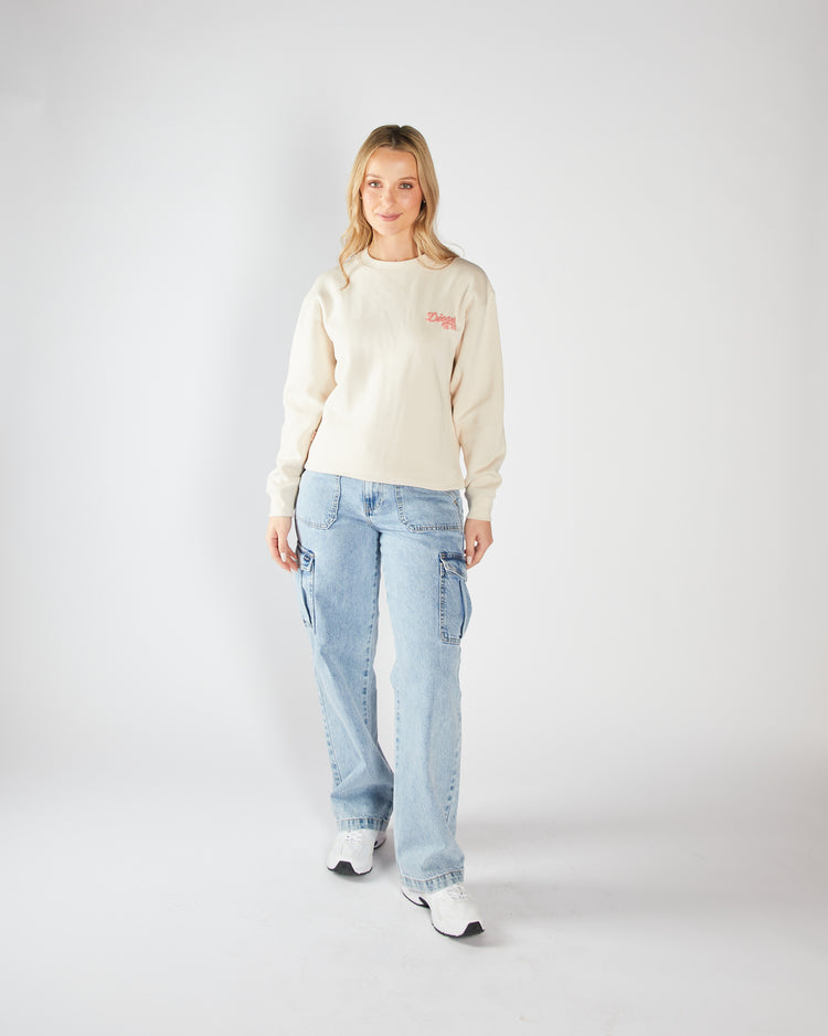 Fuji Sweatshirt Stone White
