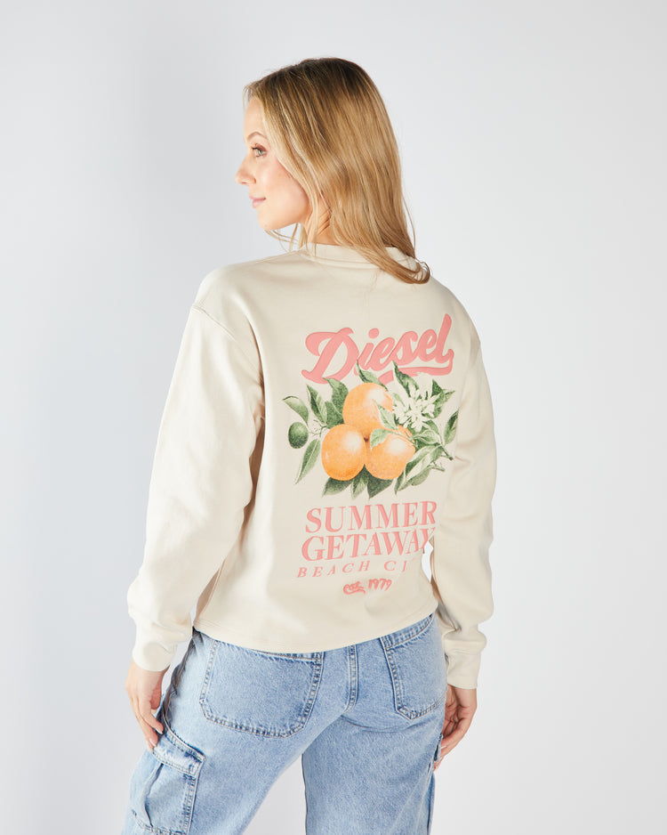 Fuji Sweatshirt Stone White