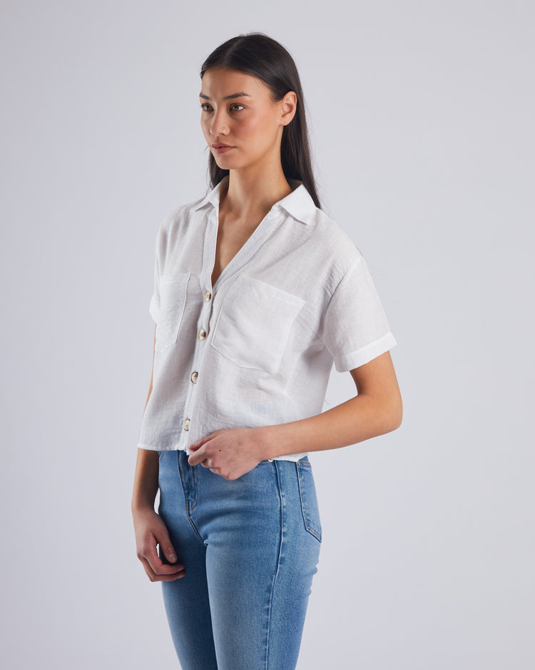 Flavia Shirt Dove White