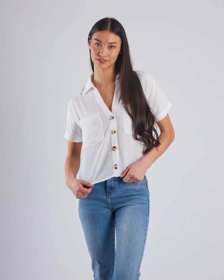 Flavia Shirt Dove White