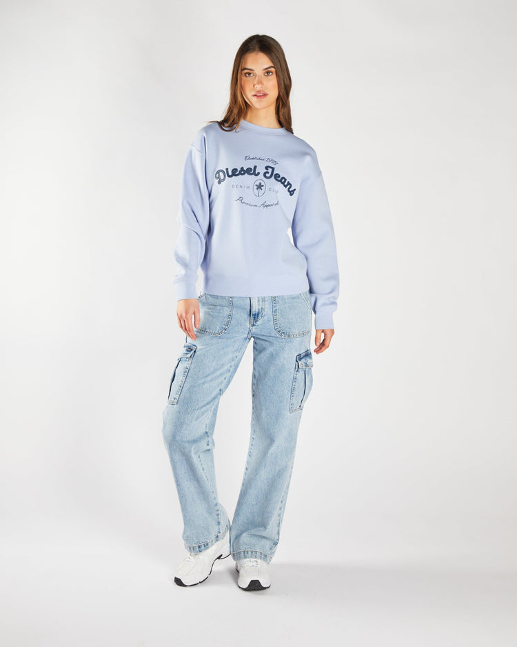 Flossy Sweatshirt Pale Periwinkle