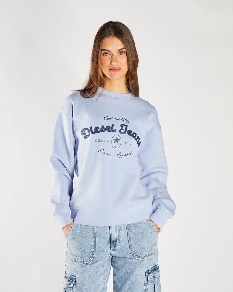 Flossy Sweatshirt Pale Periwinkle