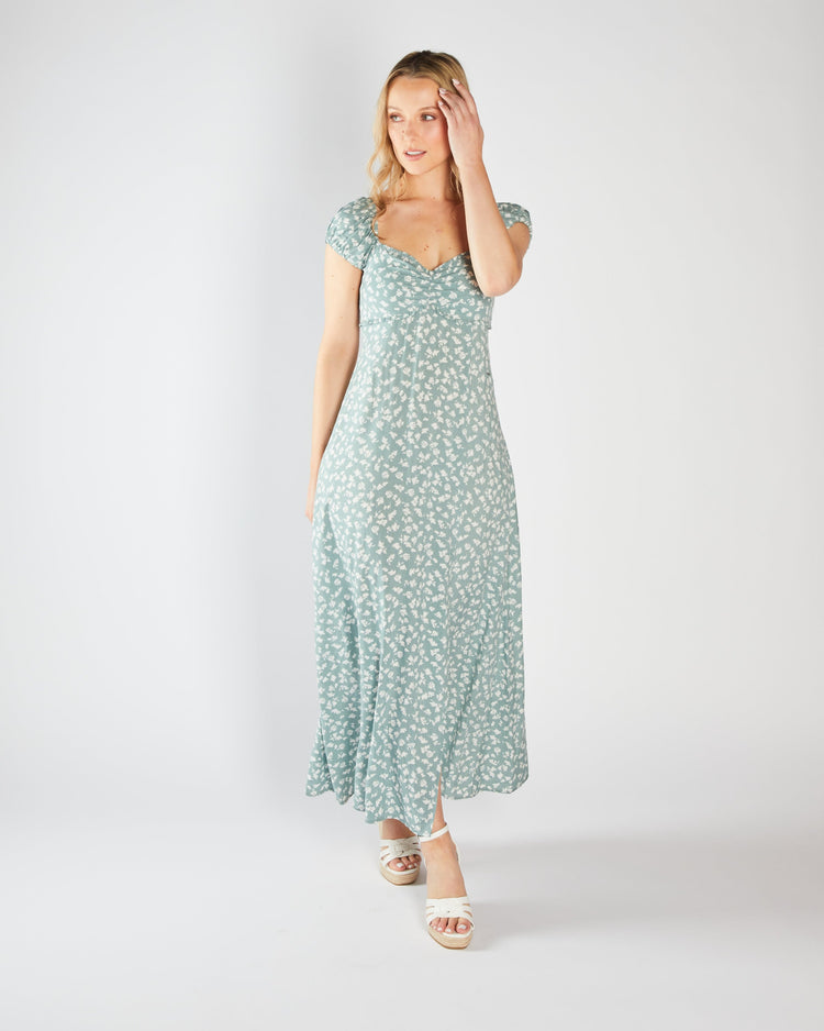 Fran Dress Iceberg Green