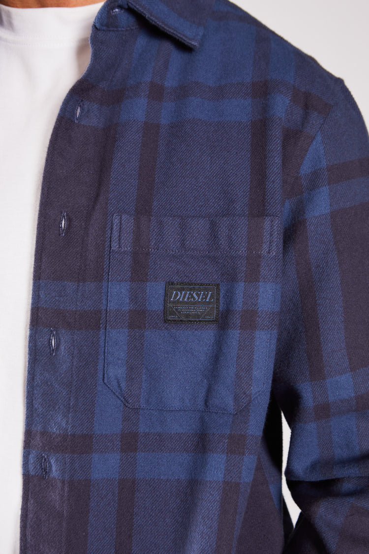 Frank Overshirt Falcon Blue