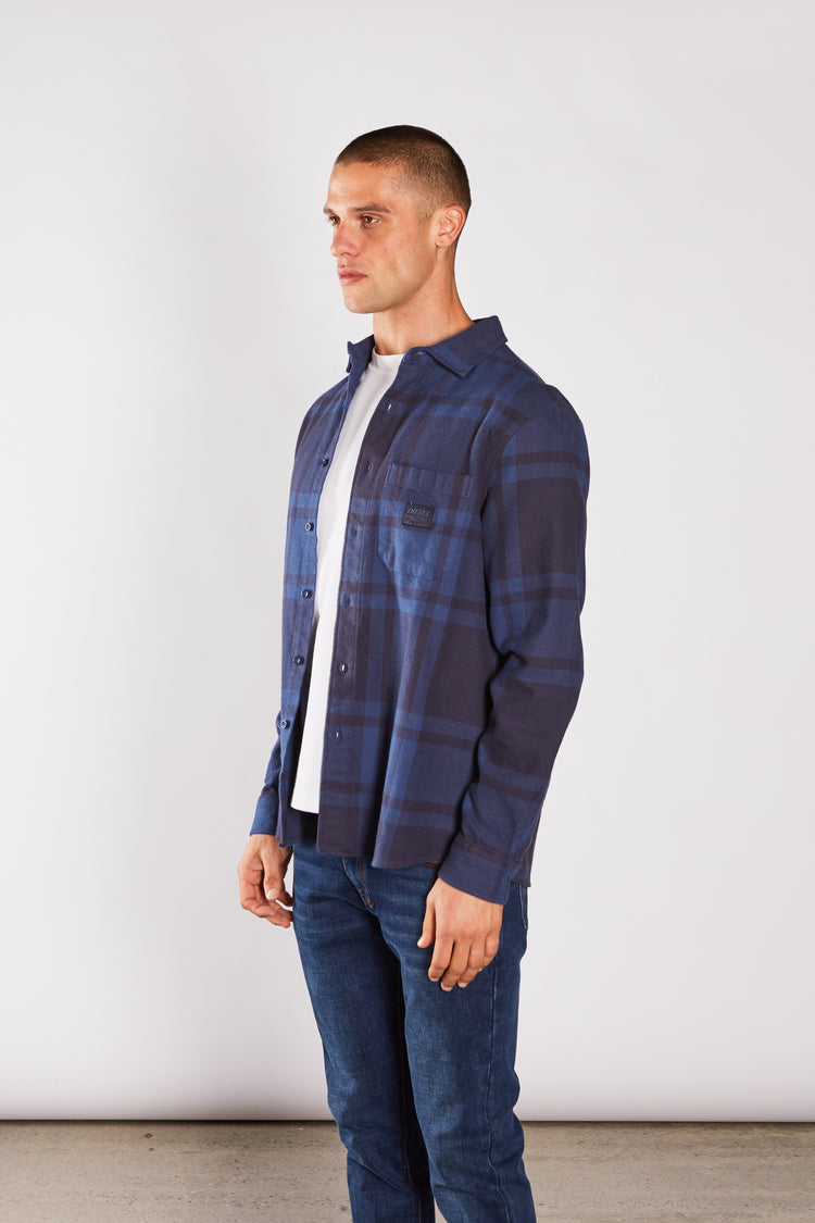 Frank Overshirt Falcon Blue