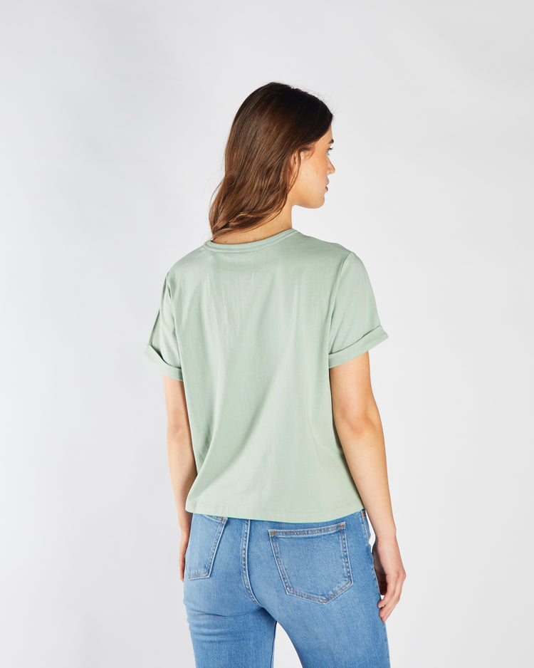 Freesia Tee Iceberg Green