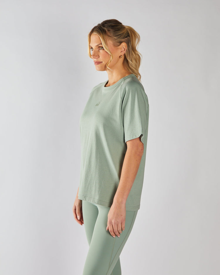 Gia T-Shirt Moss Green
