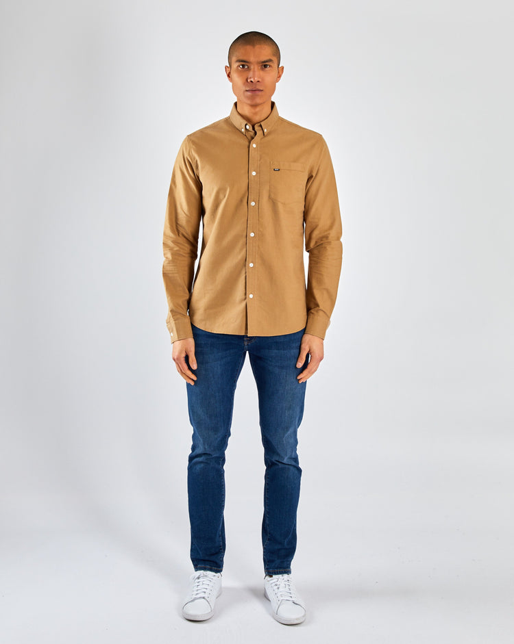 Garvan LS Shirt Cuban Brown