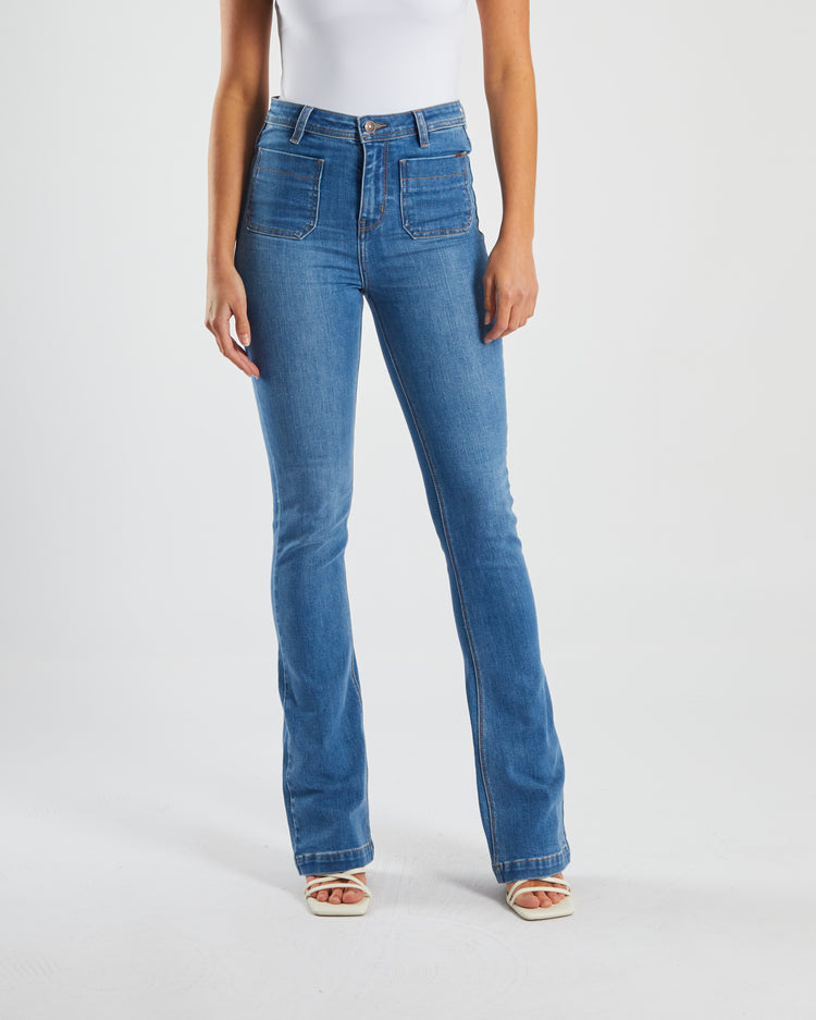 Gina Hr Bootleg Sky Blue
