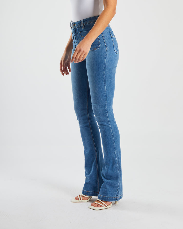 Gina Hr Bootleg Sky Blue