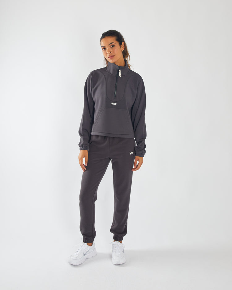 Hana Half Zip Dark Slate