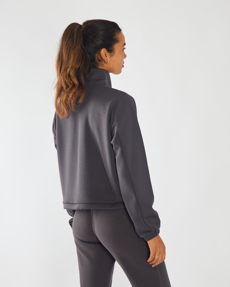 Hana Half Zip Dark Slate