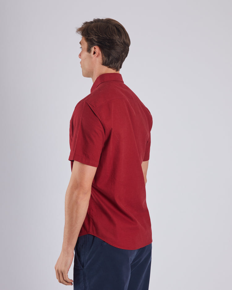 Harlow SS Shirt Havana Red