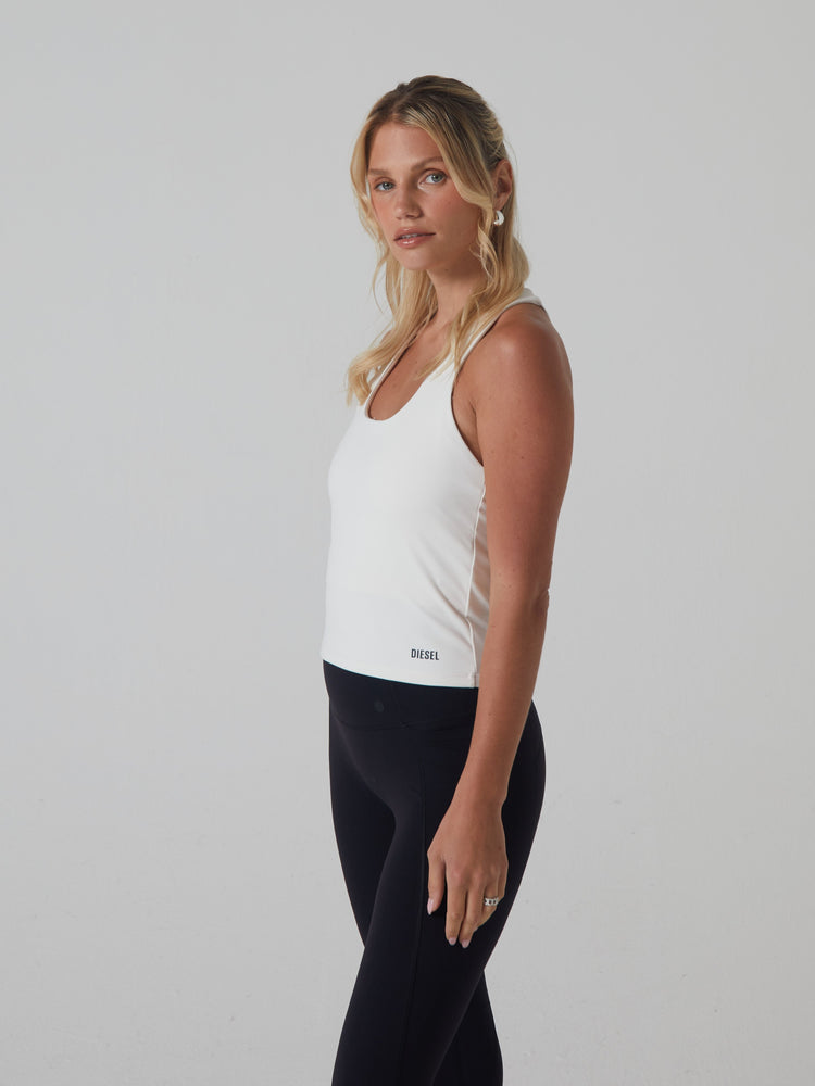India Vest Top Ivory
