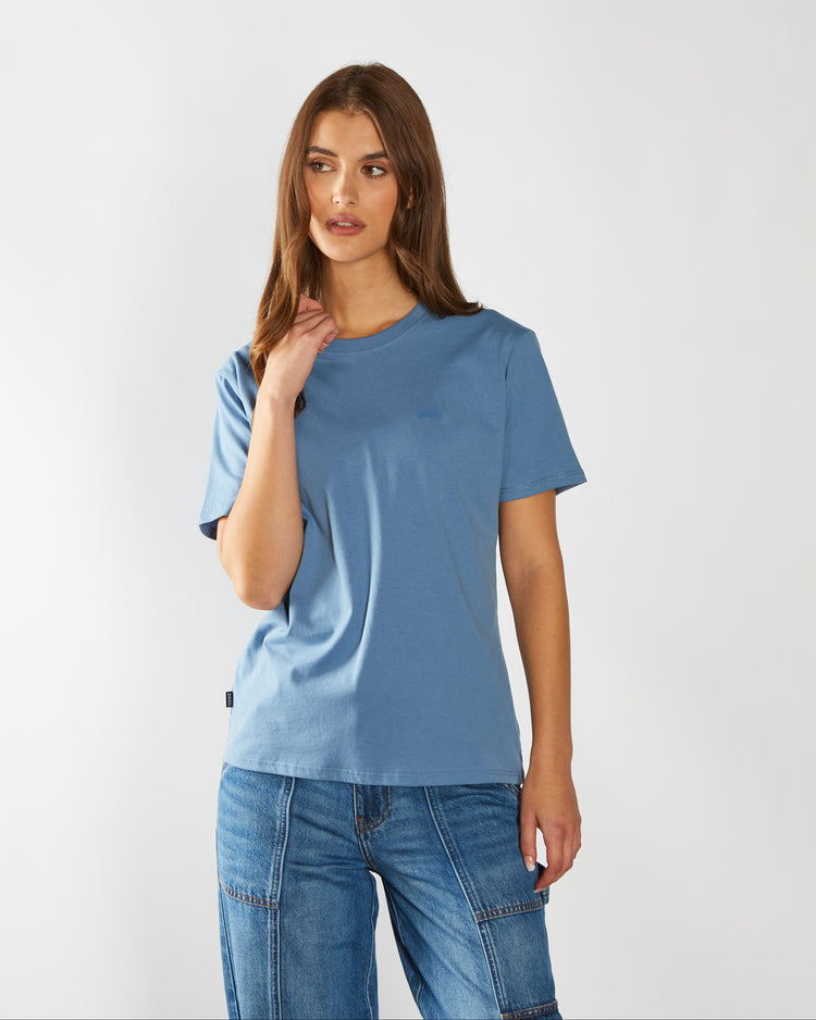 Jada Basic O Neck Pitch Blue