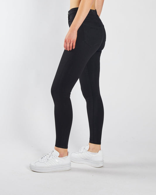 Jessica High Rise Skinny Black
