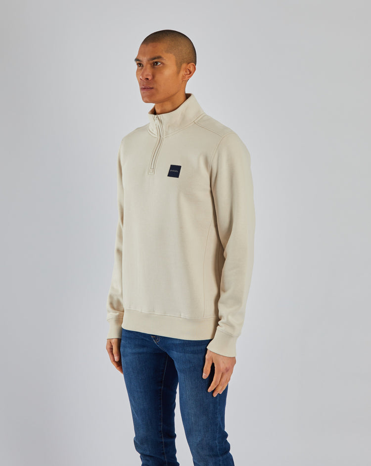 Jude Half Zip Bone