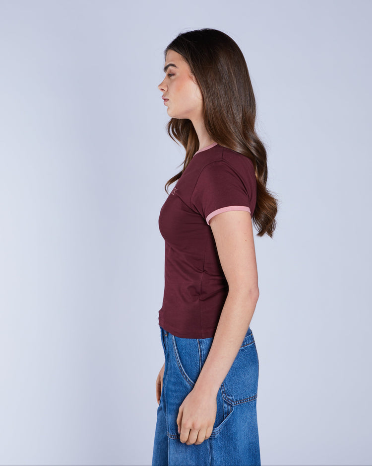 Bowen Tee Deep Cherry