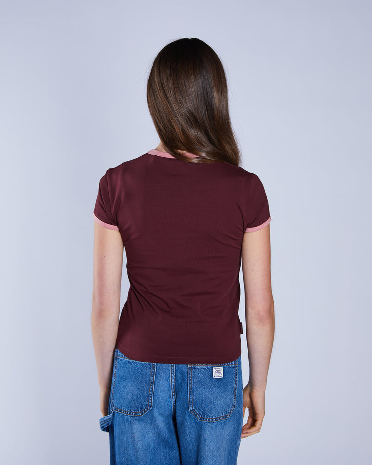 Bowen Tee Deep Cherry