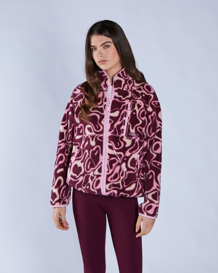 Leilena Zipper Multi Deep Orchid