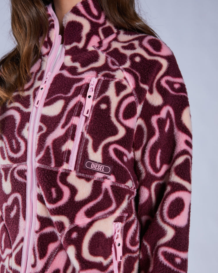 Leilena Zipper Multi Deep Orchid