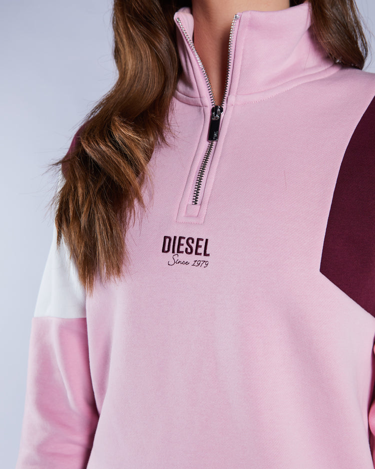 Lucy Half zip Multi Pink
