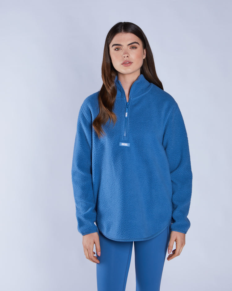 Luna Half Zip Pitch Blue