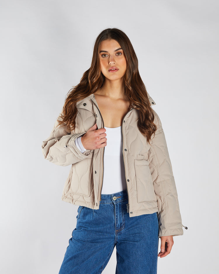 Lilou Jacket Soft Mushroom