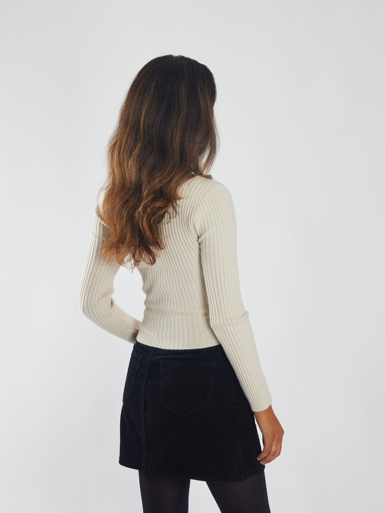 Mariska Top Stone White