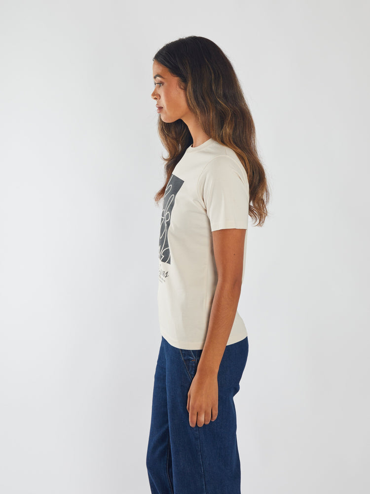 Mila Tee Stone White