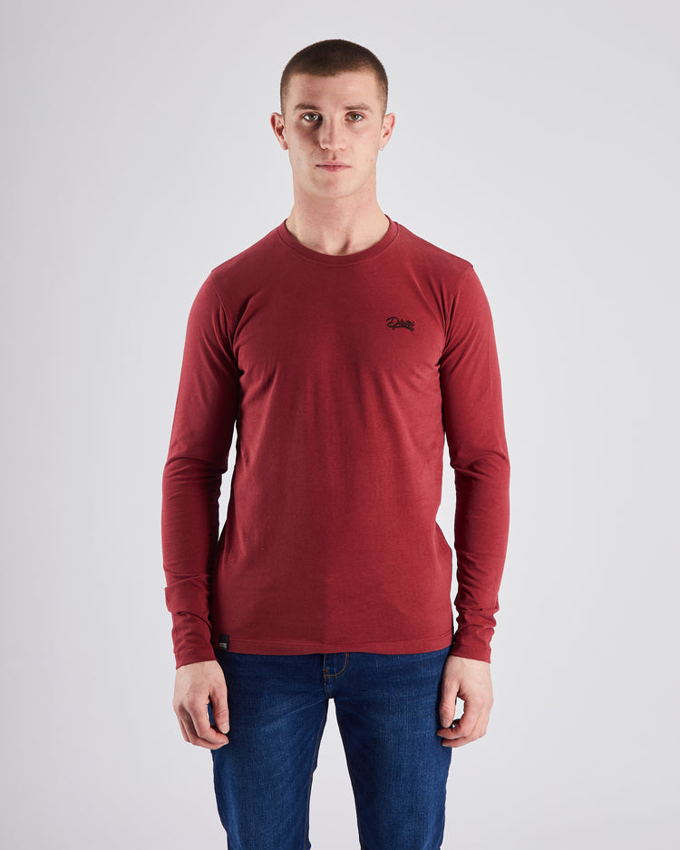 Basic Nilo L/S Tee Havana Red