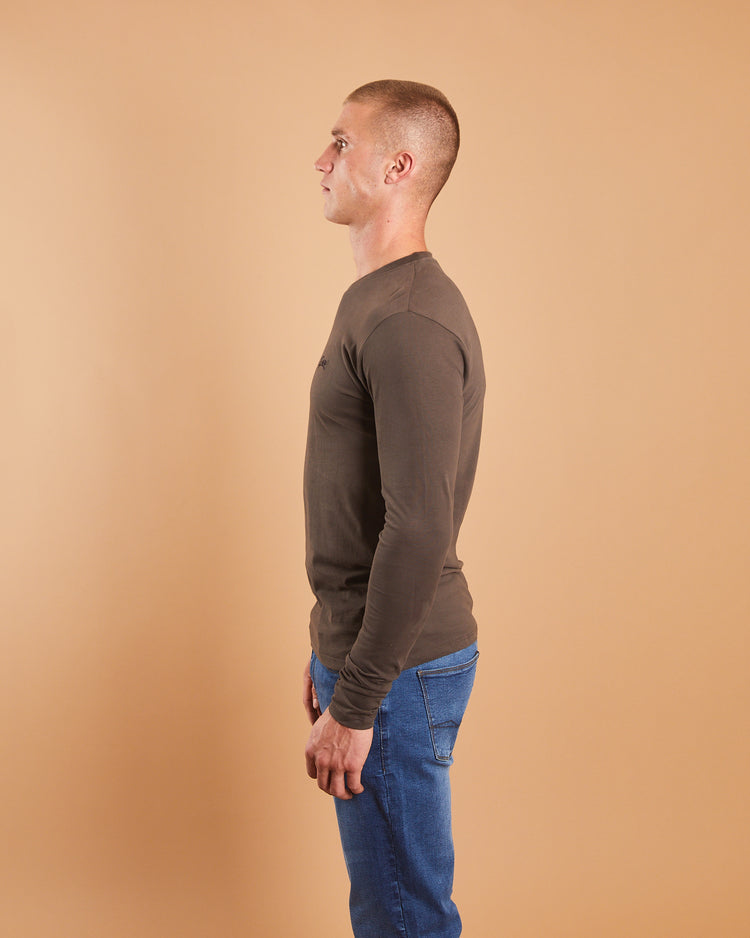 Basic Nilo L/S Tee Peat Moss