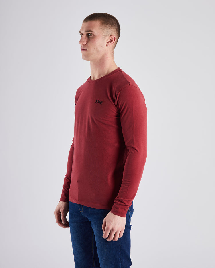 Basic Nilo L/S Tee Havana Red