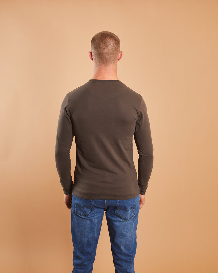 Basic Nilo L/S Tee Peat Moss