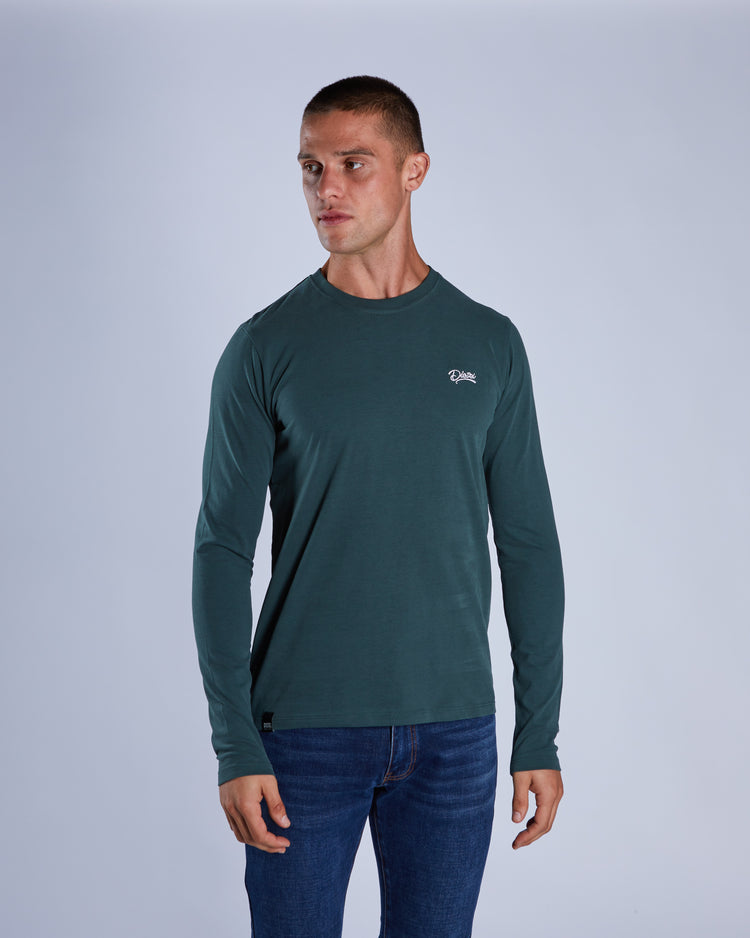 Basic Nilo Ls Tee College Green