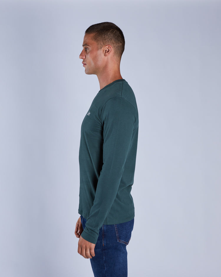 Basic Nilo Ls Tee College Green